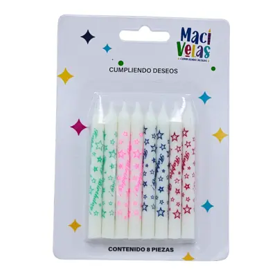 VELA MACI ESTRELLAS C8 MULTICOLOR GGYS52