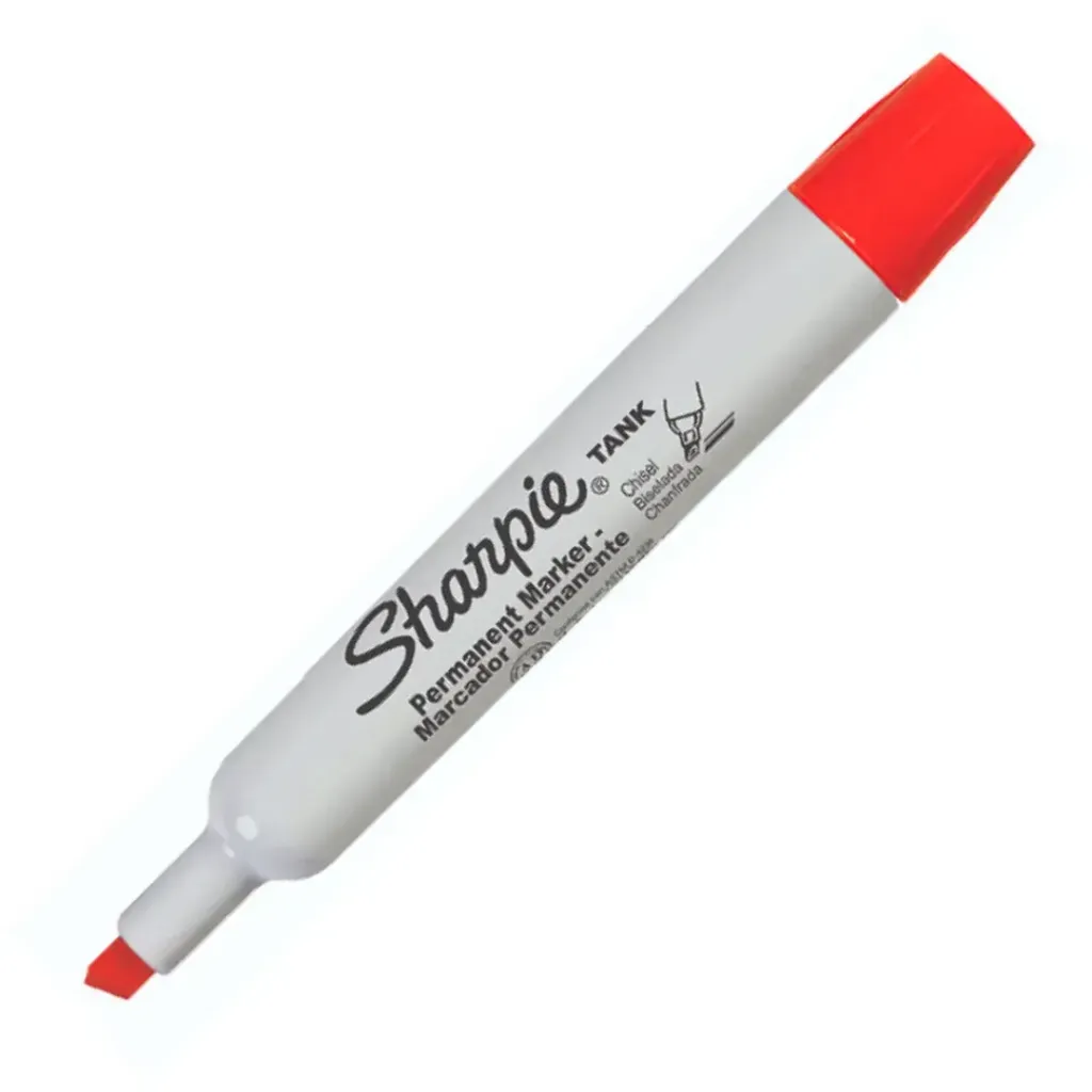 [071641033870] MARCADOR PERMANENTE GRUESO ROJO SHARPIE
