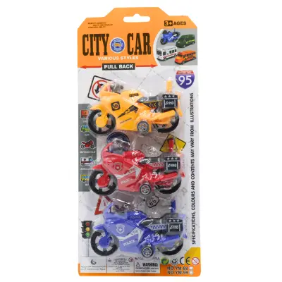 JUGUETE MOTOCICLETA 3 PIEZAS SHOGUN SH21060454