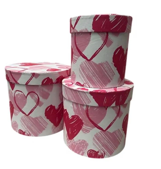 [MA2901] RB CAJA RED HEARTS IN CYLINDER GIFTPOP  (MOD. 1)
