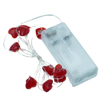 [SH2411103257863352] SERIE DE LUCES LED CORAZÓN ROJO 1M