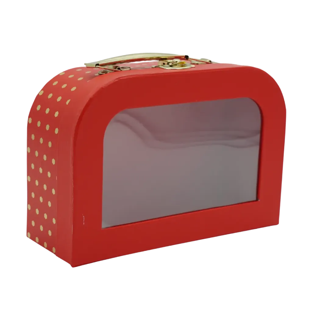 [1MA604] RB CAJA RED & DOTS BRIEFCASE #1