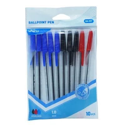 PLUMA BALL POINT 1.0MM SURTIDO C10 DELI Q4-MT