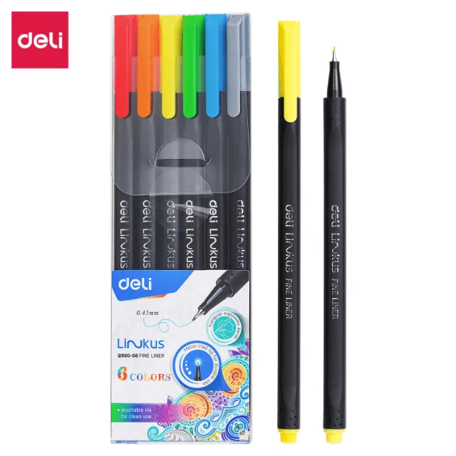 [6921734940377] ROTULADOR COLORES SURTIDOS C6 DELI Q900-06