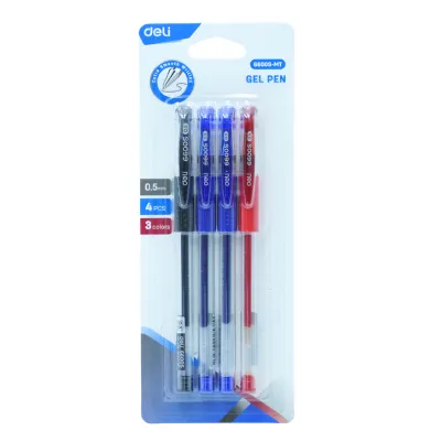 PLUMA GEL 0.5MM SURTIDO C4 DELI 6600S-MT