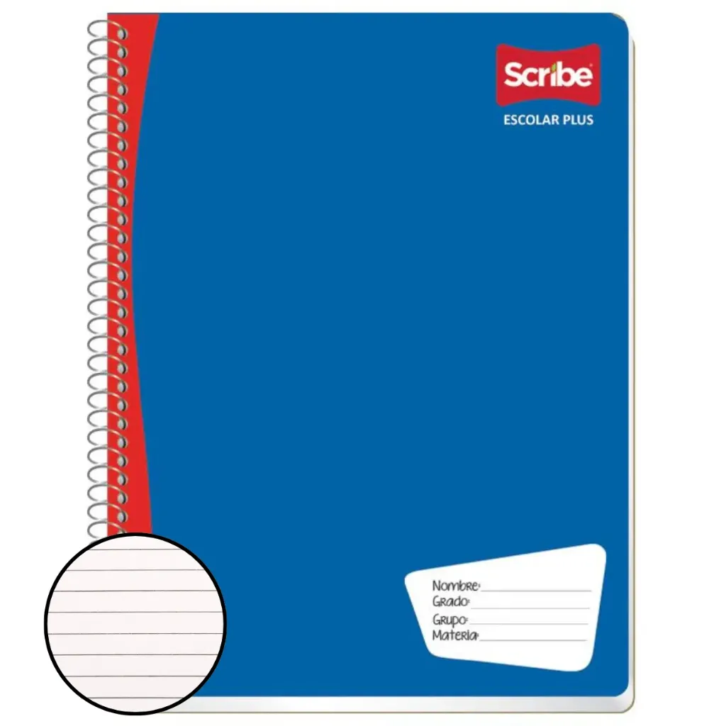 CUADERNO PROF ESPIRAL 100H PLUS RAYA SCRIBE
