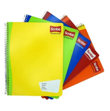 CAJA CUADERNO PROF ESPIRAL 100H PLUS C7 SCRIBE C/36