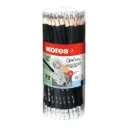LAPIZ 2HB NEGRO KORES TUBO C72