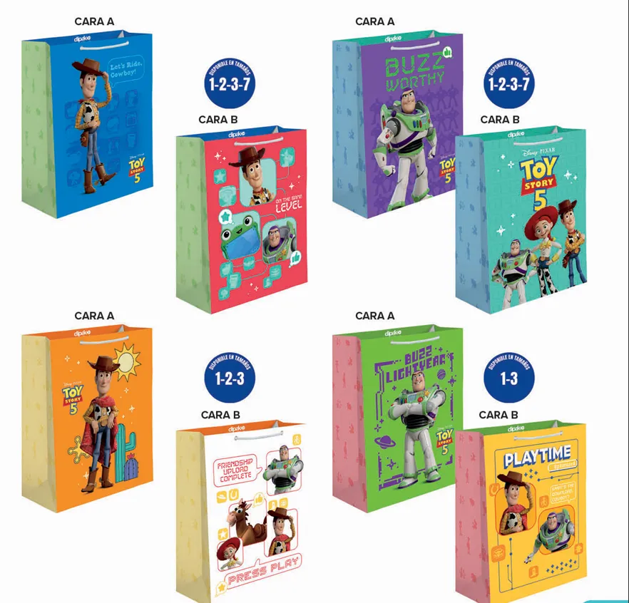 BOLSA DE REGALO TOY STORY C/10 DIPAK