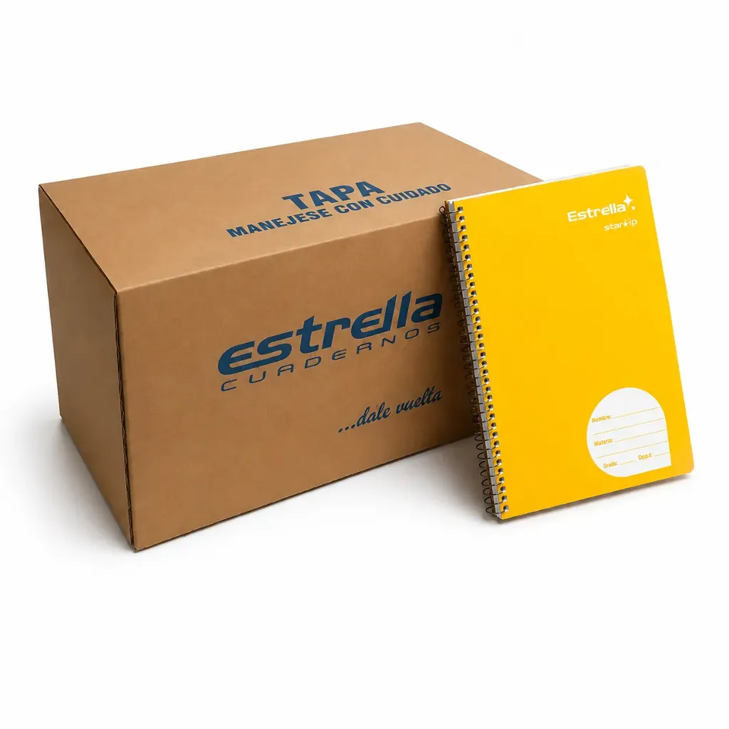 CAJA CUADERNO PROF ESPIRAL 100H ESTRELLA STARKID RAYA C/36