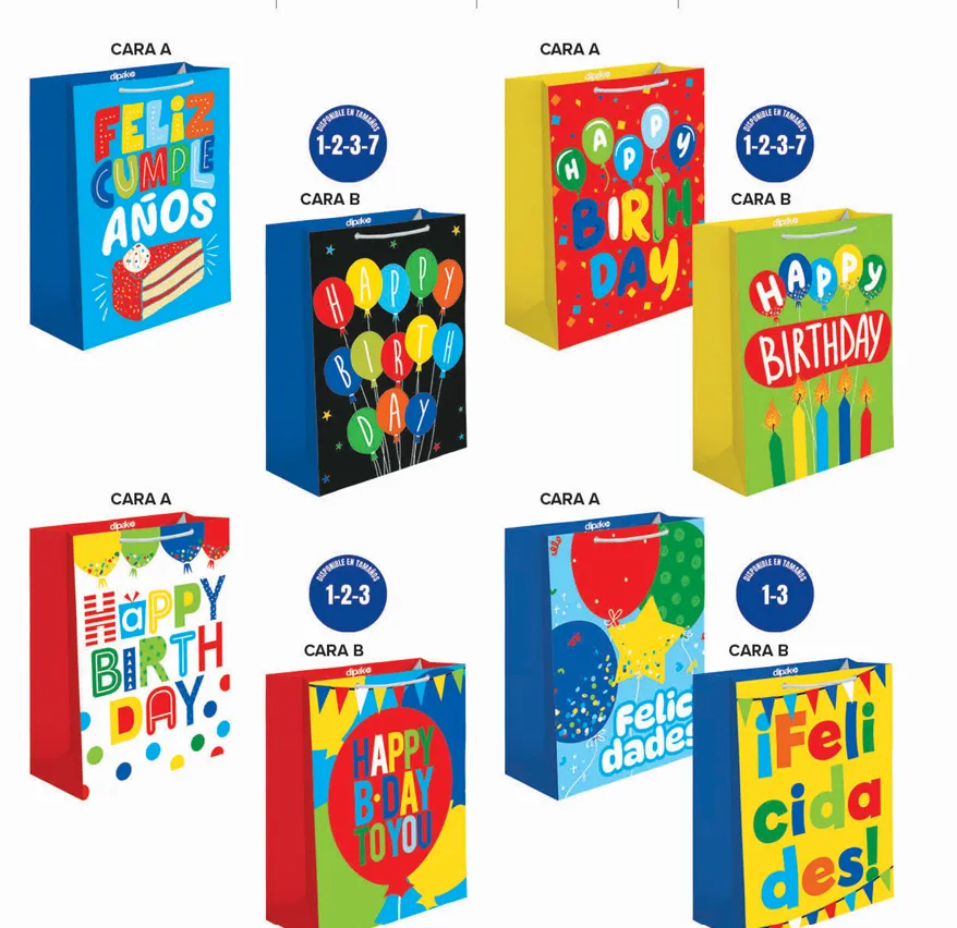 BOLSA DE REGALO FIESTA C/10 DIPAK