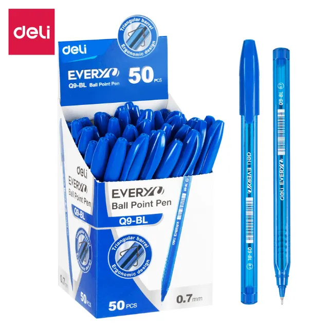 [6941798422961] BOLIGRAFO 0.7MM AZUL C50 DELI Q9-BL