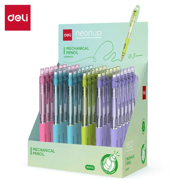 [6932673731032] LAPIZ DE PUNTILLAS MECANICO TRASLUCIDA 0.5MM DELI U600N-05