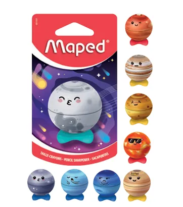 [3154140511012] SACAPUNTAS SENCILLO CON DEPOSITO PLANETA MAPED 051101