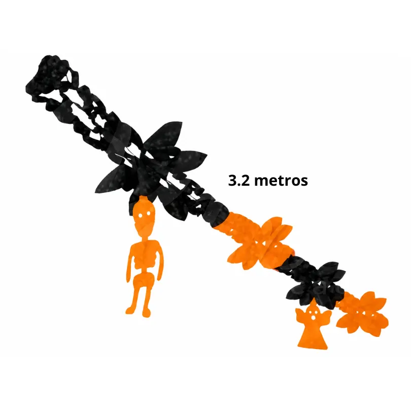 NOV GUIA SENCILLA NARANJA NEGRO 3.2M
