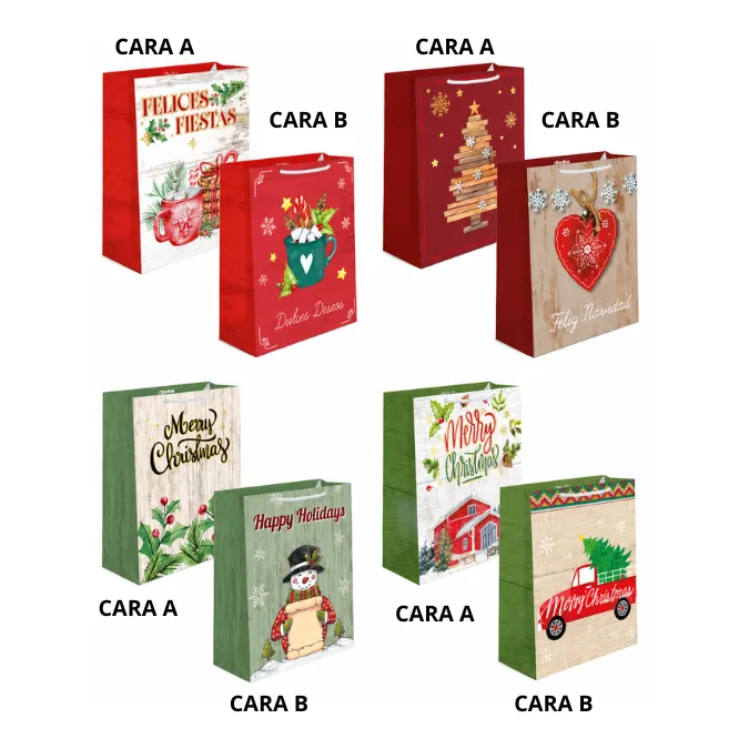 BOLSA DE REGALO NAVIDAD HOGAR NAVIDEÑO