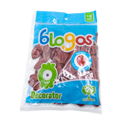 [7506271773580] GLOBOS 9 ROJO CEREZA C50 BLOGOS